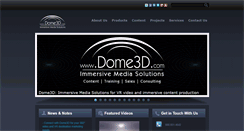 Desktop Screenshot of dome3d.com